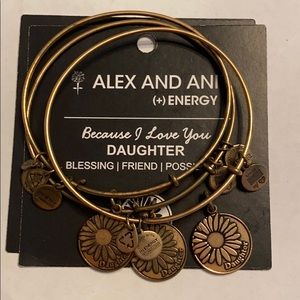 Gold Alex and Ani Daughter
